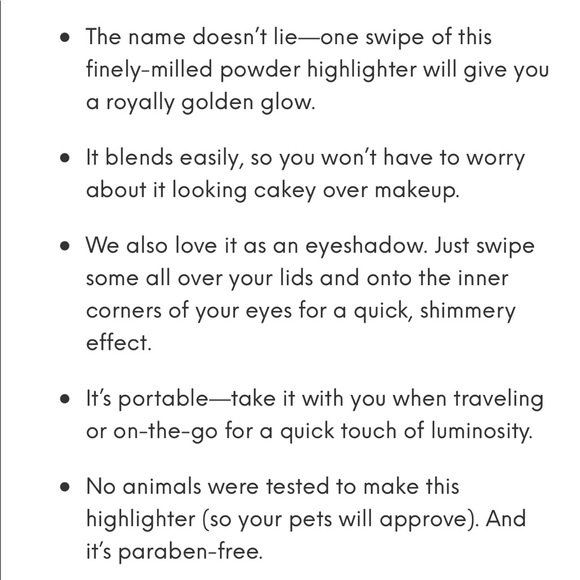 🌾HP🌾 IBY Radiant Glow Highlighter 24k Magic
New in box - Picture 8 of 10